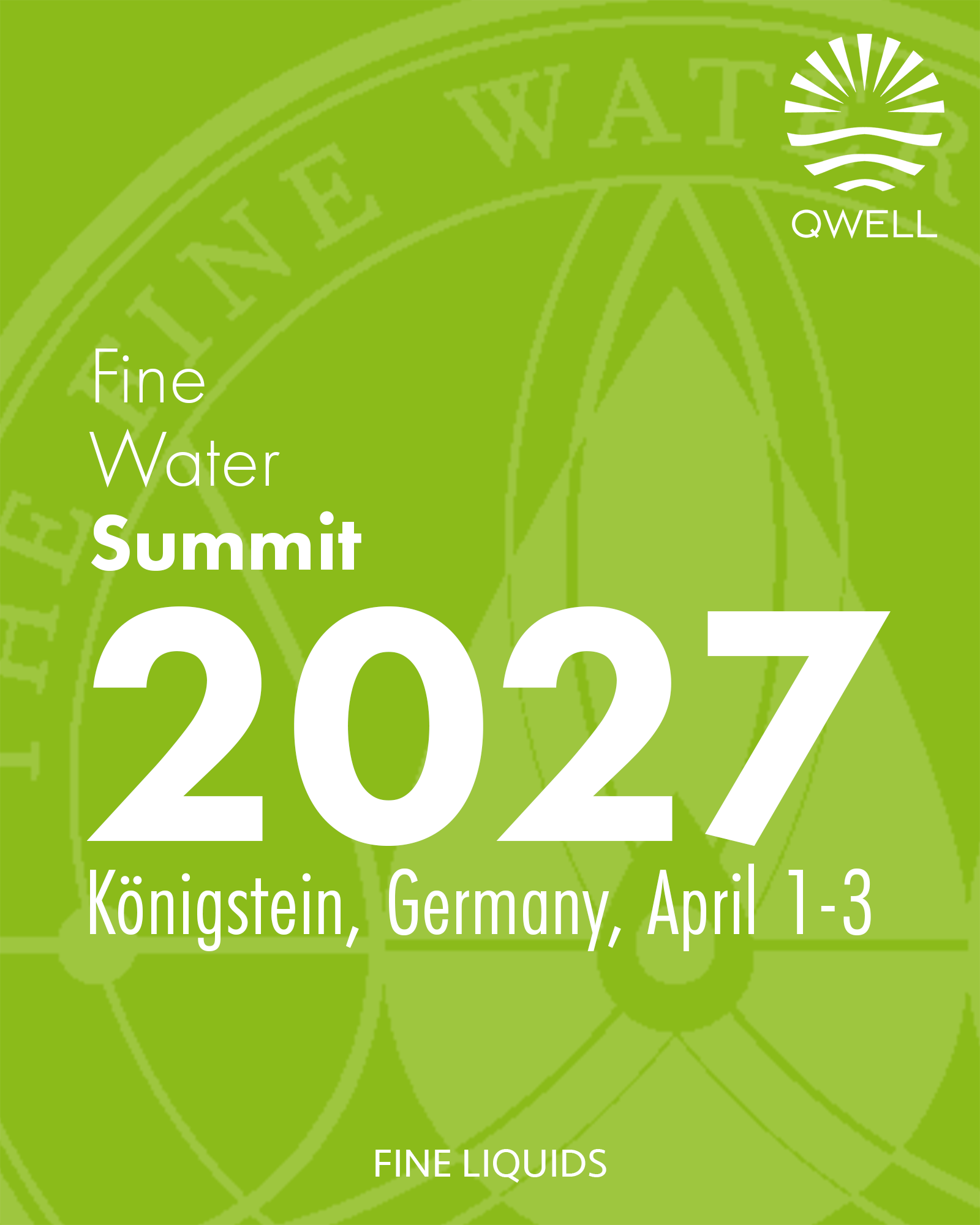 Fine Water Summit 2027